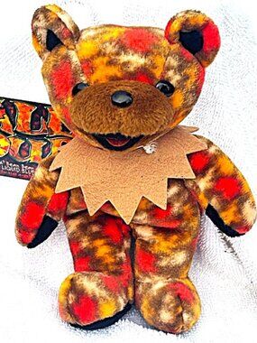 Grateful Dead FALL TOUR Dancing Bear 7" Multi colored